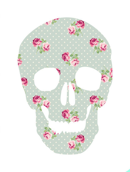 Flower-skull