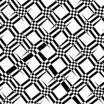 Muster schwarz weiß Nr. 4 von Christine Bässler