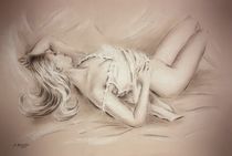 Schlafende Venus - erotische Zeichnungen by Marita Zacharias