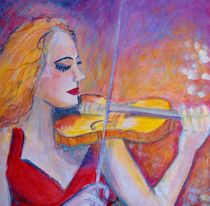Young violin player von Ingrid  Becker