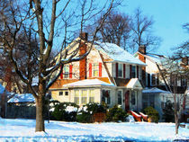 House Down the Street in Winter by Susan Savad