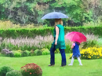 Rainy Day in the Garden von Susan Savad
