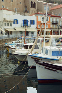 Boote im Hafen von Hydra II von Sabine Radtke