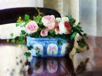 Pink Roses and Ivy by Susan Savad