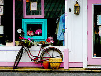 Bicycle By Antique Shop by Susan Savad