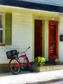 Delivery Bicycle by Two Red Doors von Susan Savad