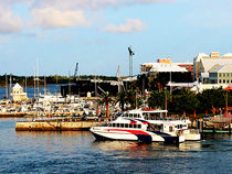 Caribbean - Dock at King's Wharf Bermuda von Susan Savad