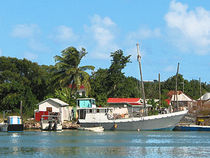 Caribbean - Docked Boats at Antigua von Susan Savad