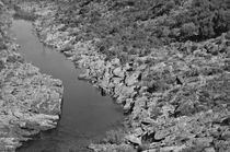 River on the Rocks. BW version by Angelo DeVal