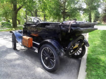 Model T With Luggage Rack by Susan Savad