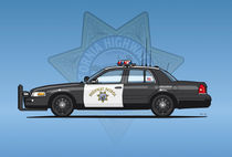 California Highway Patrol Ford Crown Victoria Police Interceptor von monkeycrisisonmars