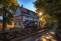 Probstmühle im Sonnenuntergang by Uwe Karmrodt