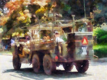 Army Vehicle in Parade by Susan Savad