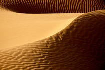 Sahara desert sand dunes in Morocco.  by Rosa Frei