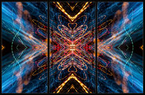 Light Painting Abstract Triptych #5 von John Williams