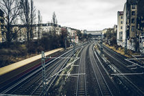S-Bahn passing by. by mainztagram
