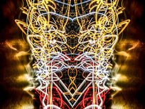 Lightpainting Abstract Symmetry UFA Prints #2 von John Williams