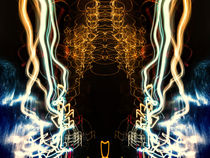 Lightpainting Abstract Symmetry UFA Prints #5 von John Williams