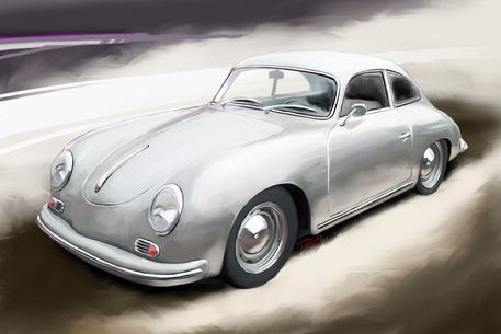 Porsche-356-a-coupe-silber