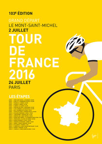 MY TOUR DE FRANCE MINIMAL POSTER 2016 by chungkong