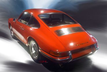 Porsche-911-1966-red