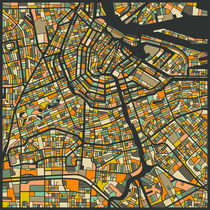 AMSTERDAM MAP von jazzberryblue