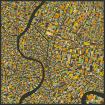 BANGKOK MAP by jazzberryblue