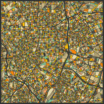 MADRID MAP by jazzberryblue