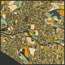 MELBOURNE MAP by jazzberryblue