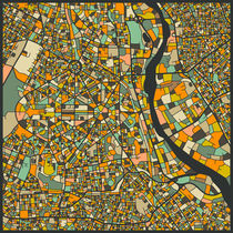 NEW DELHI MAP by jazzberryblue