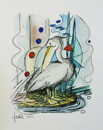 Pelikan  von art-galerie-quici