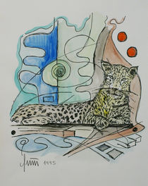 Leopard von art-galerie-quici