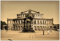 Dresden Semperopera at Theater Square by Peter-André Sobota