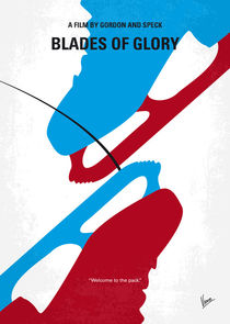 No562 My Blades of Glory minimal movie poster von chungkong