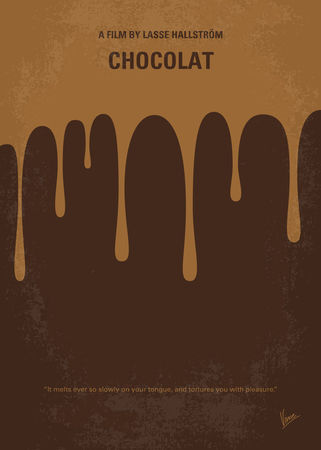 No567-my-chocolat-minimal-movie-poster