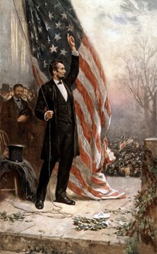 1034-president-abraham-lincoln-speaking-american-flag-painting-poster-jpeg