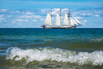 Segelschiff auf der Ostsee von Rico Ködder