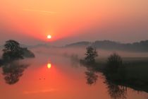 Sonnenaufgang und Nebel von Bernhard Kaiser