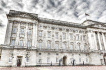 Buckingham Palace London Snow von David Pyatt