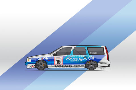 Illu-volvo-850-wagon-btcc-poster