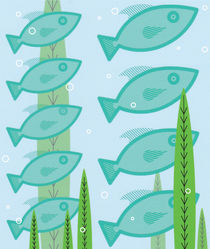 Schooling Fish by Jon Briggs | dzynwrld