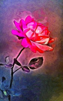 Electro Rose by GabeZ Art