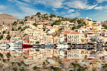 The port of Symi, Greece by Constantinos Iliopoulos