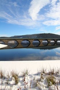Die Brücke im Winter von Bernhard Kaiser