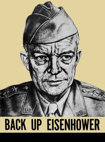 Back Up Eisenhower -- World War 2 by warishellstore