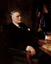 President Roosevelt Official Portrait von warishellstore