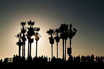 Abendstimmung am Venice Beach Los Angeles by Christian Hallweger