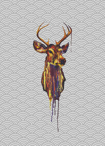 Deer Head III by Edward Lucas
