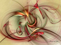 Digital Fraktale bunte Streifen by bilddesign-by-gitta