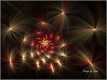 Digital Fraktales Sternenfeuer by bilddesign-by-gitta